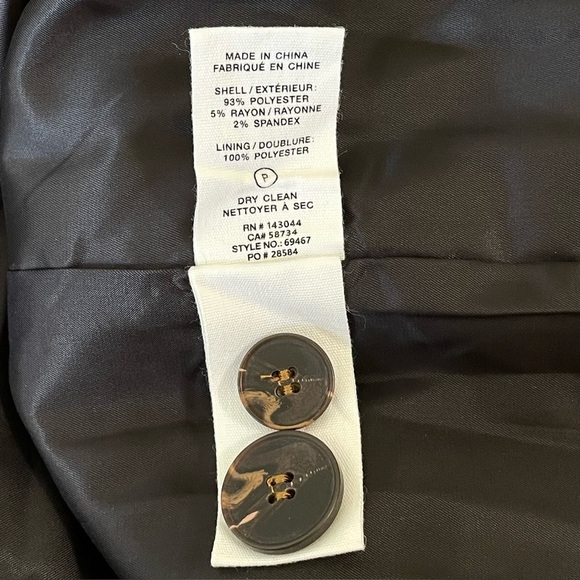 Anthropologie Avec Les Filles Wavy Colorblock Coat Calico Black Tan Cream XXS - Picture 16 of 16